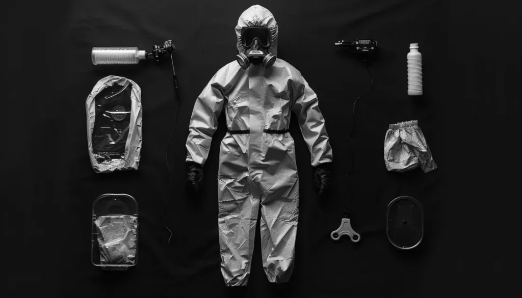 Plusieurs équipement de protection individuelle